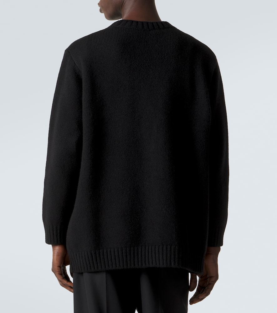 DG wool-blend cardigan