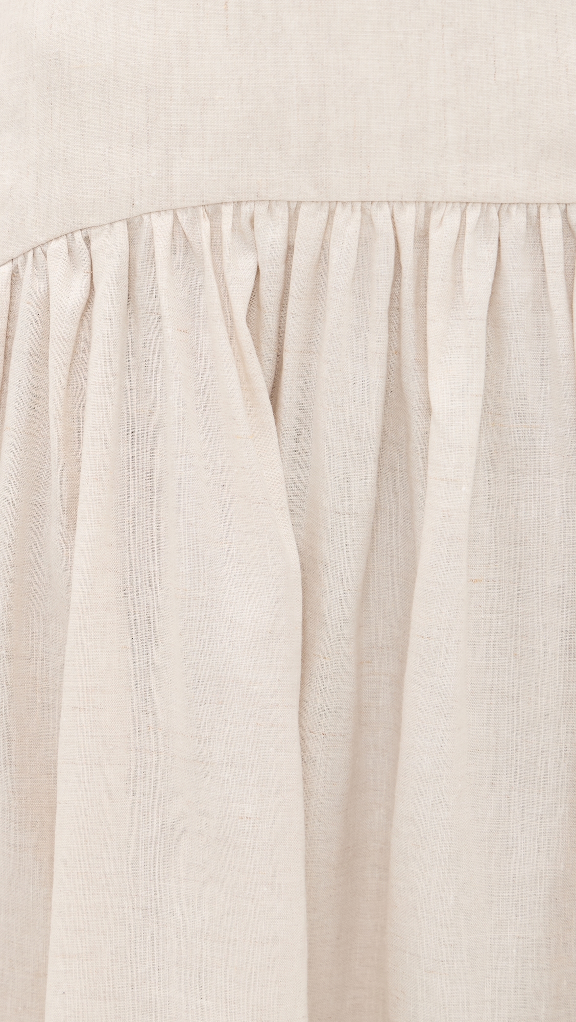 Procida Linen Skirt Natural