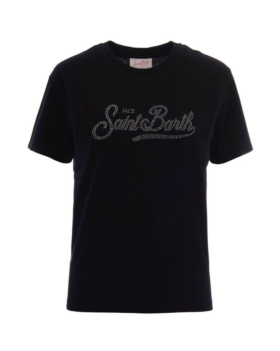 Black Logo Crew Neck T-Shirt