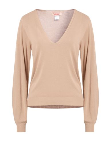 Woman Sweater Light brown Size ONESIZE Viscose, PBT