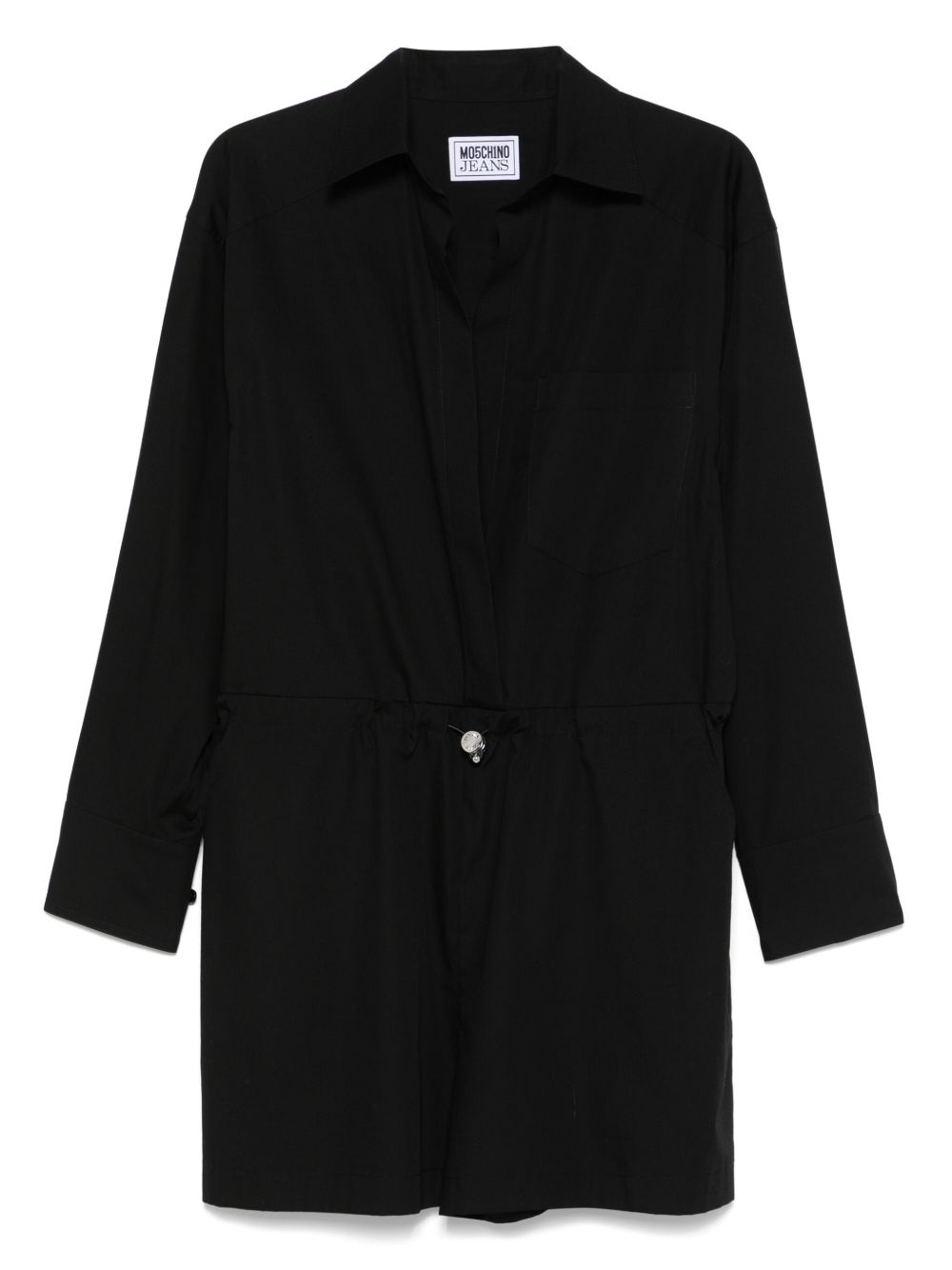 MOSCHINO JEANS poplin playsuit - Black
