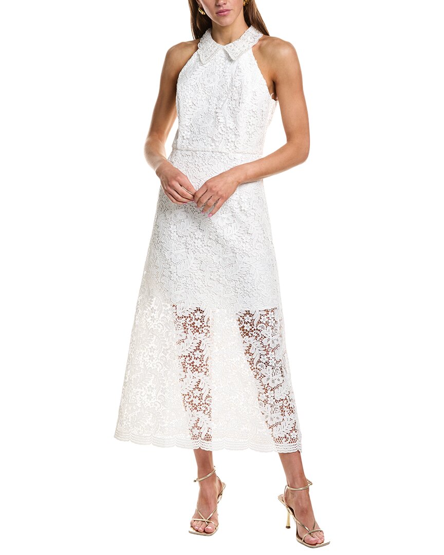 Lace Halter Maxi Dress