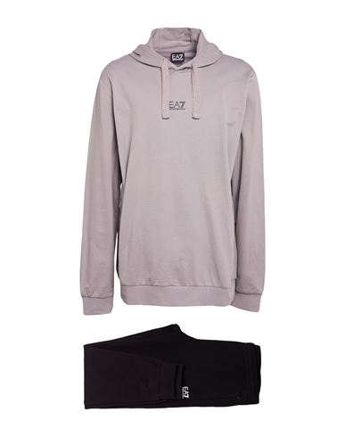 Man Tracksuit Grey Size XXL Cotton