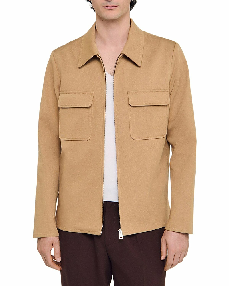 Cotton overshirt - Brown