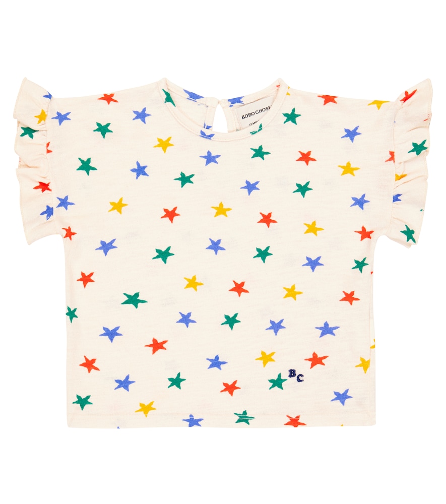 Bobo Choses Baby ruffle-trimmed cotton T-shirt