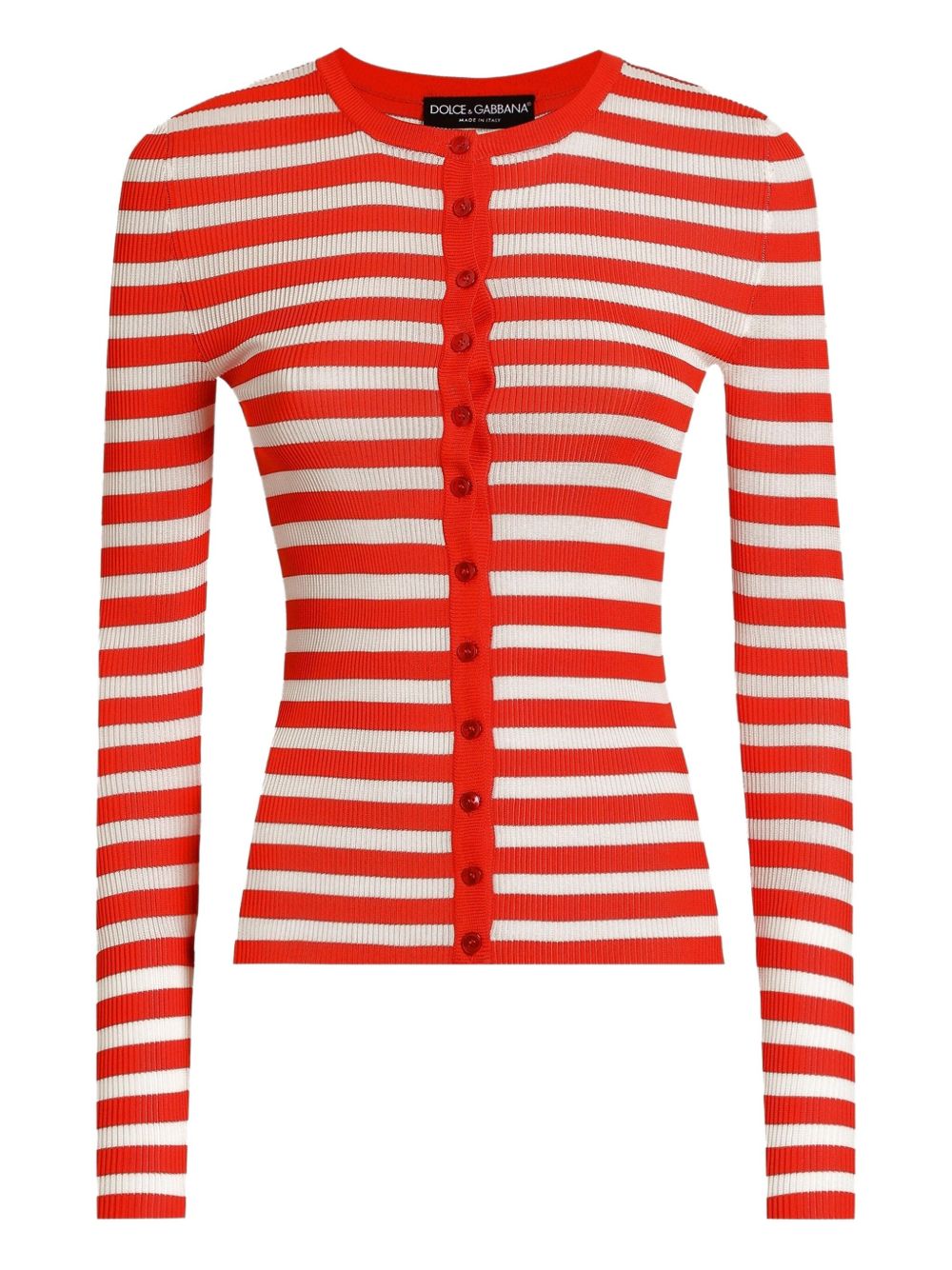 Dolce & Gabbana striped cardigan - Red