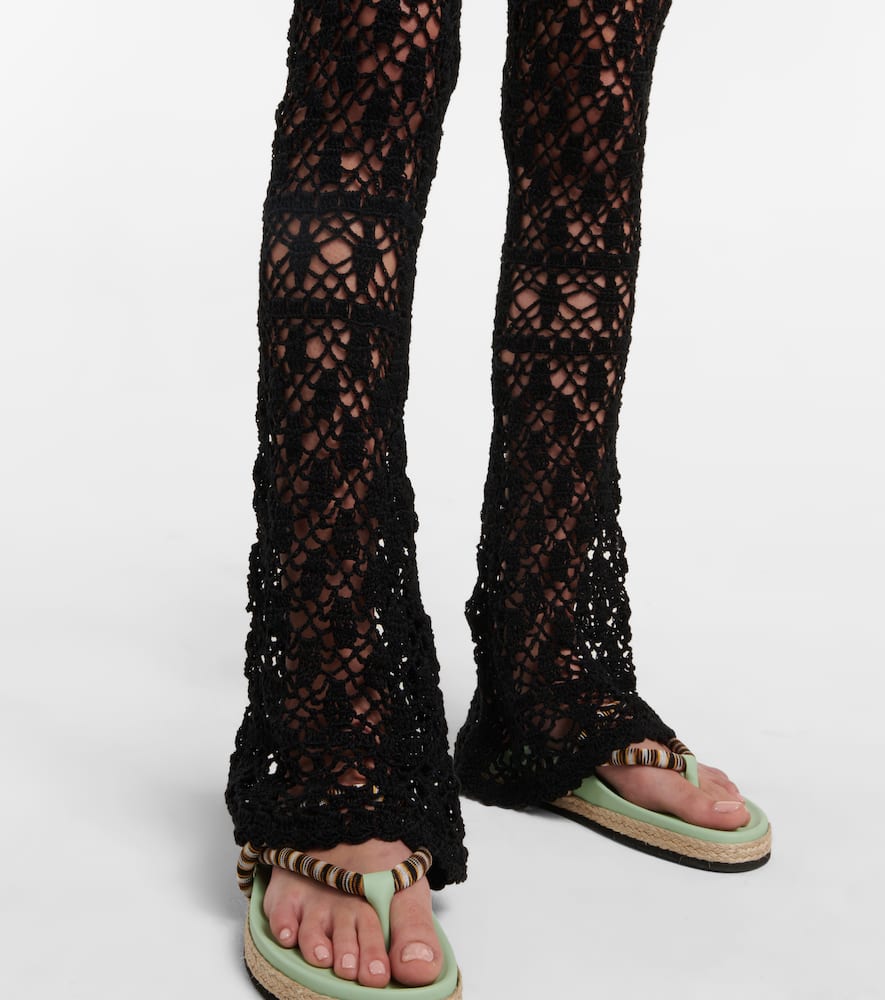 Bianca crocheted cotton pants