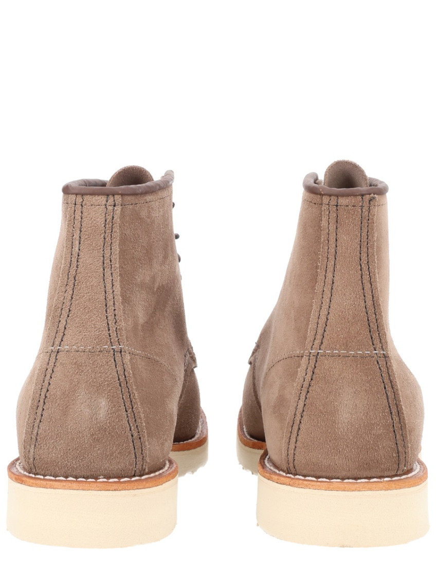 Beige Solid Boots