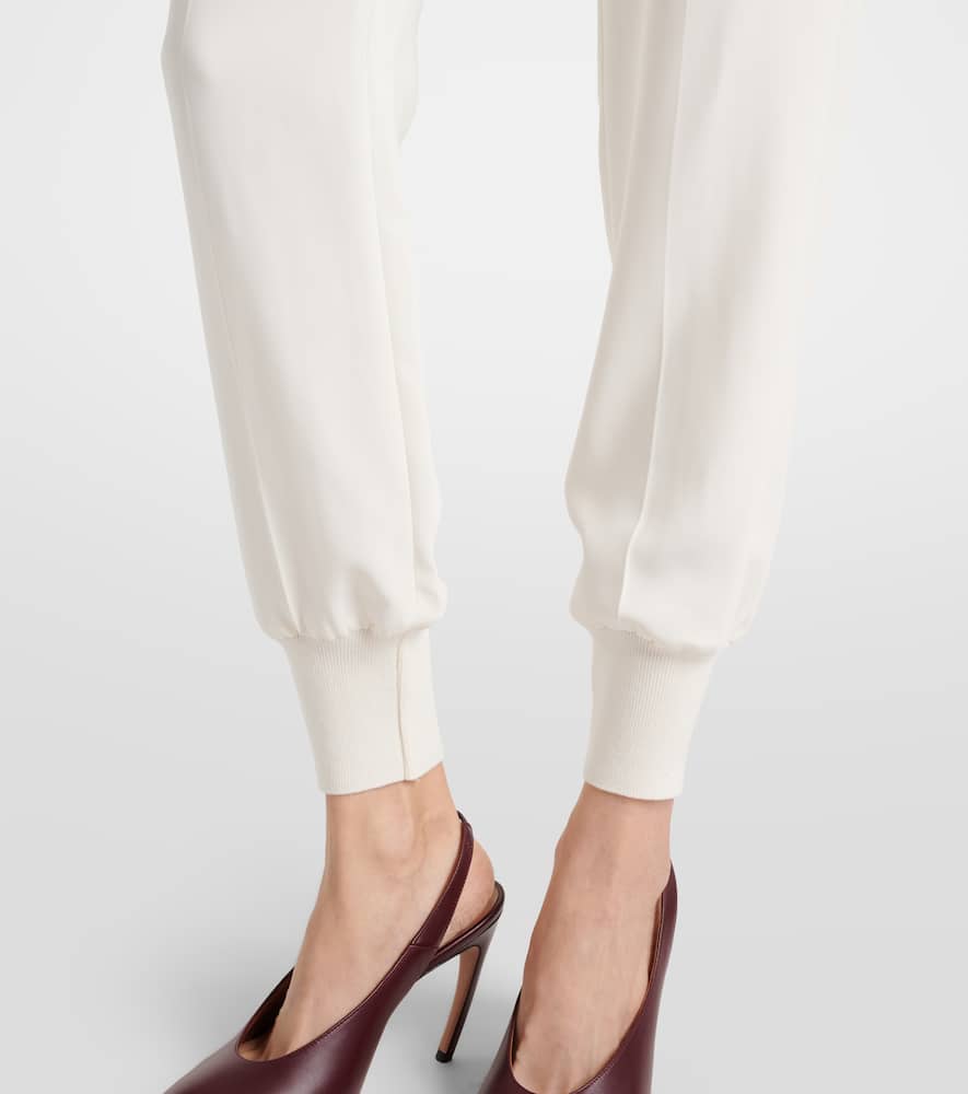 Tapered jersey sweatpants