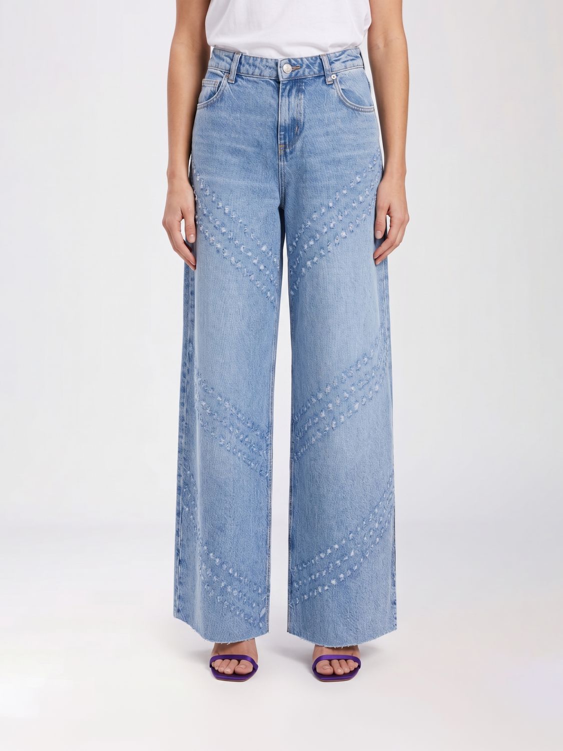 Pants Woman color Blue