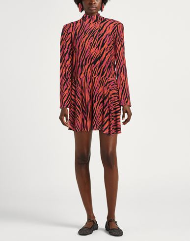 Patrizia Pepe Woman Mini dress Orange Size 4 Viscose