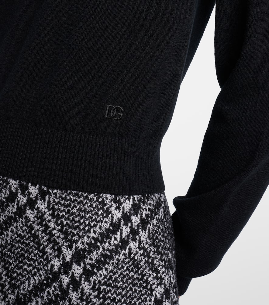 Cashmere polo sweater