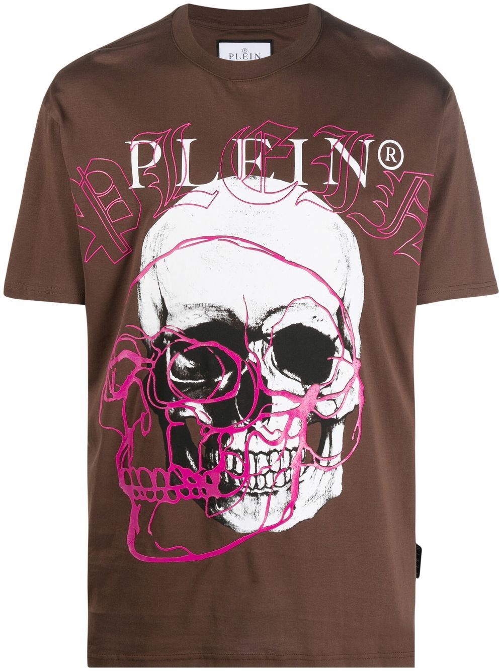 Skull print cotton T-shirt - Black