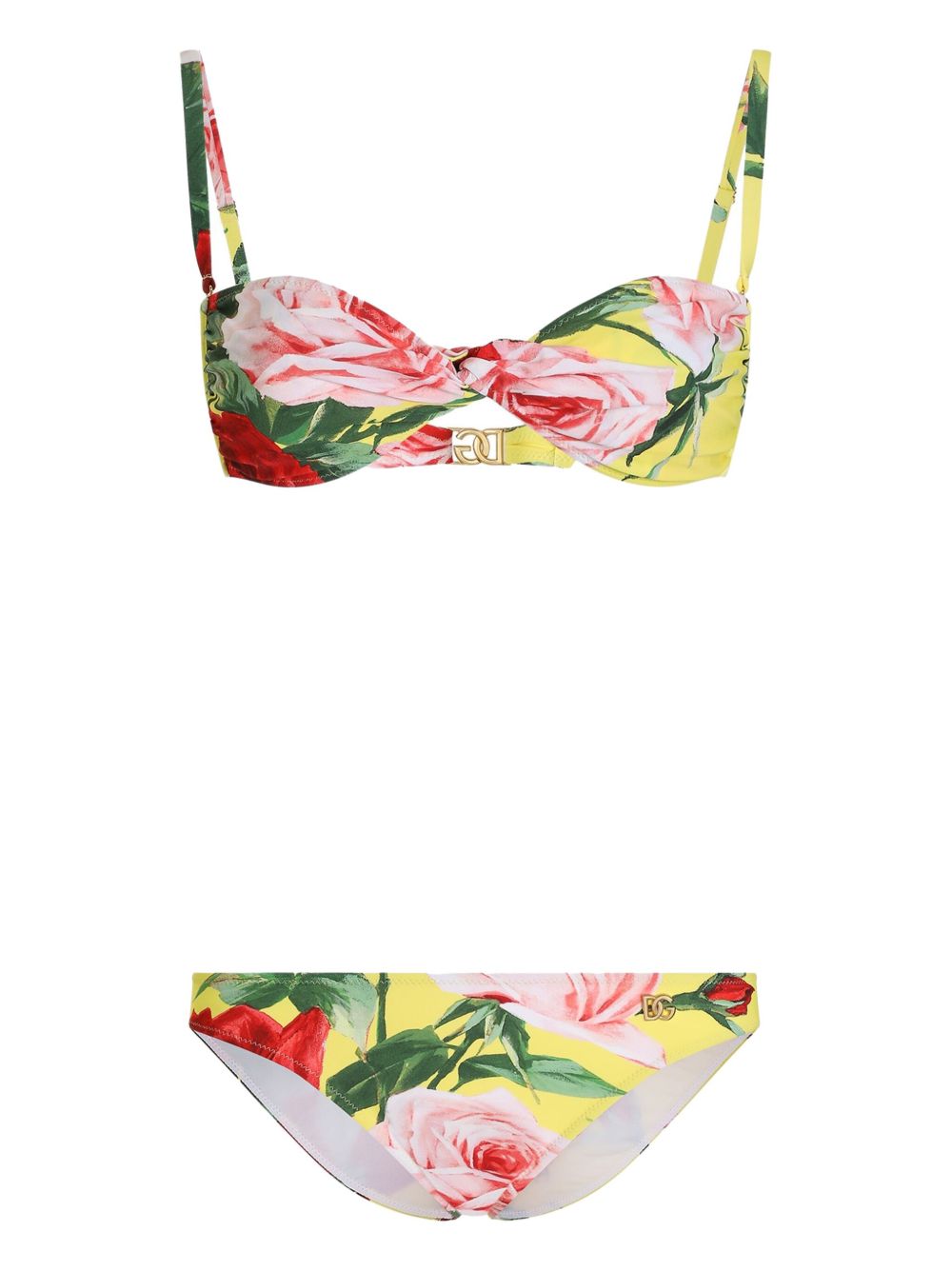 Dolce & Gabbana printed bikini - Yellow