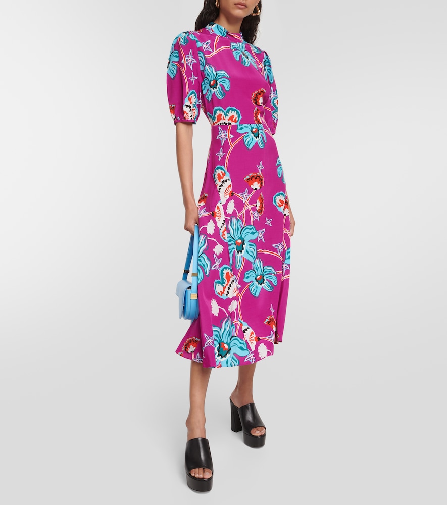 Nella floral midi dress