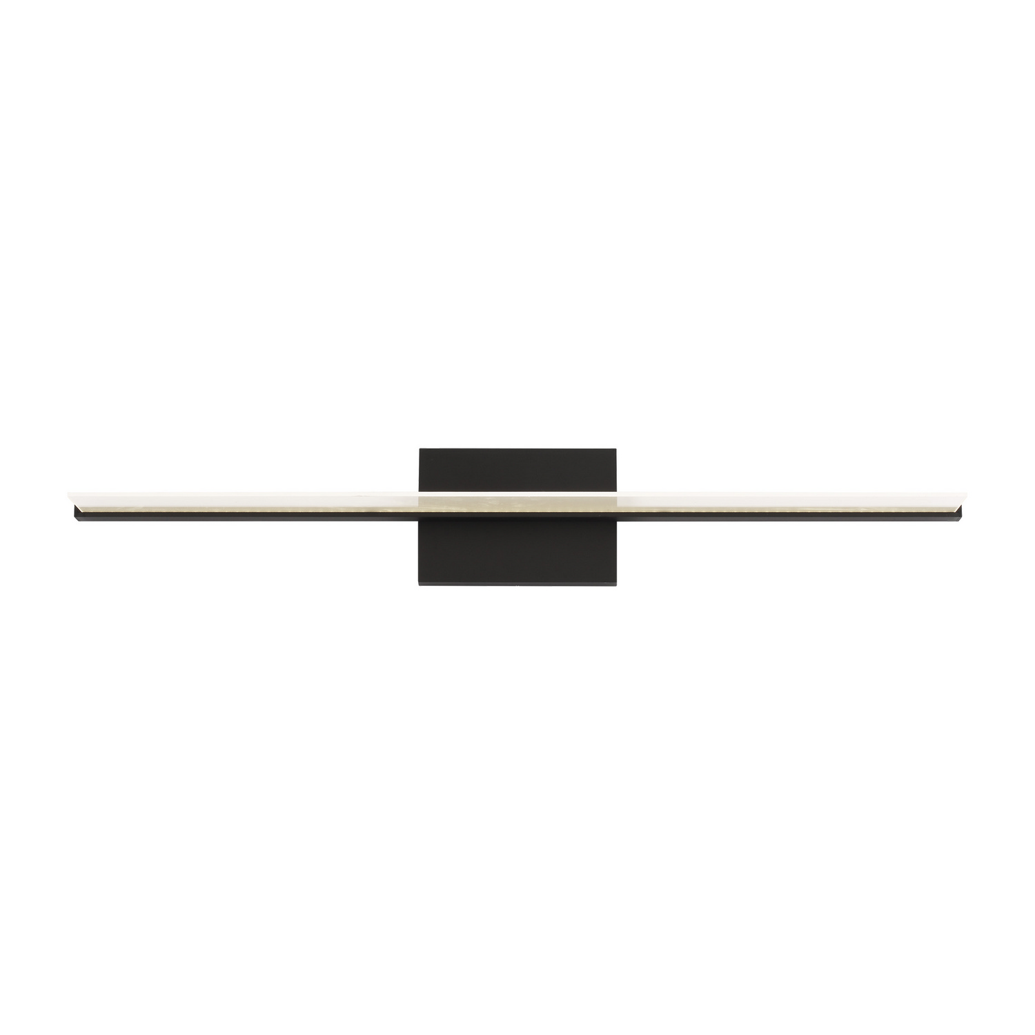Span 1-Light 5.50"H LED Bathroom Vanity Light in Nightshade Black