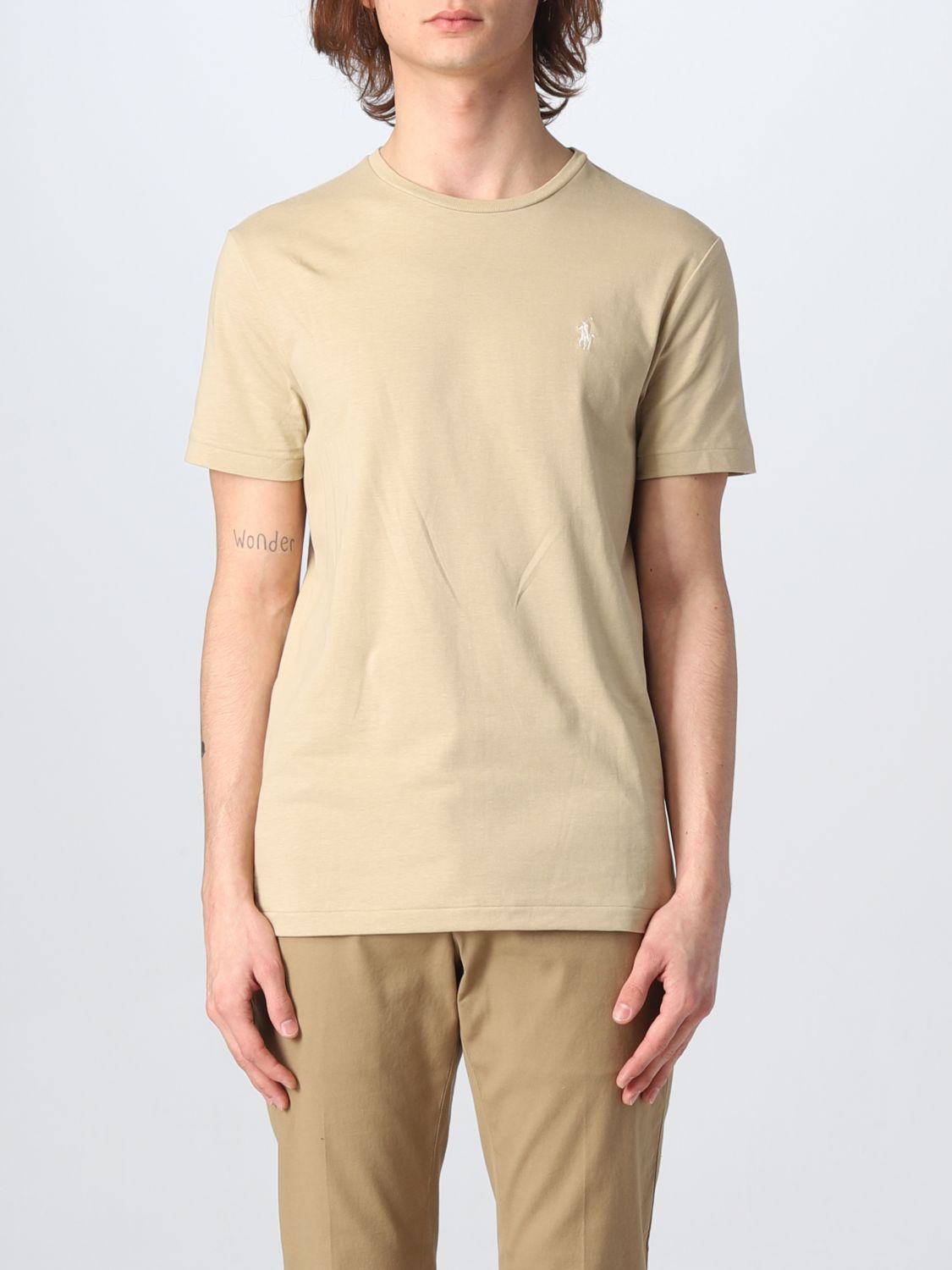 T-Shirt Men color Beige
