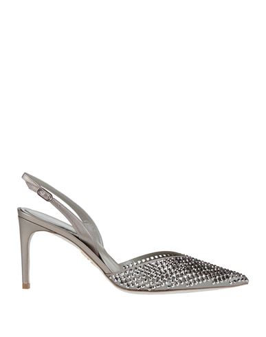 Woman Pumps Grey Size 9 Lambskin