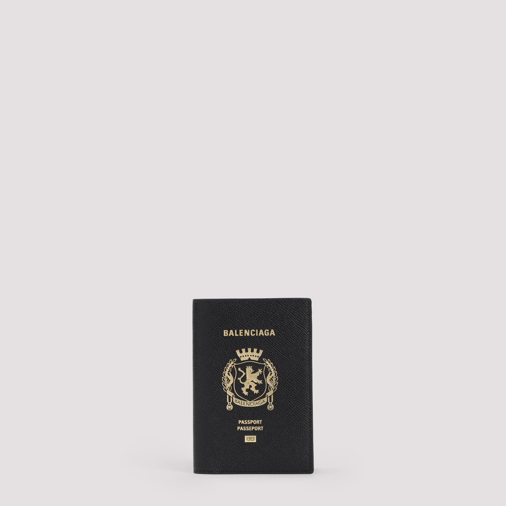 Passport Holder Black Calf Leather Smallleathergoods - Men