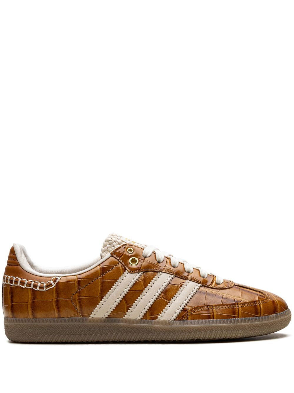 X Wales Bonner Samba OG "Brown Croc" sneakers