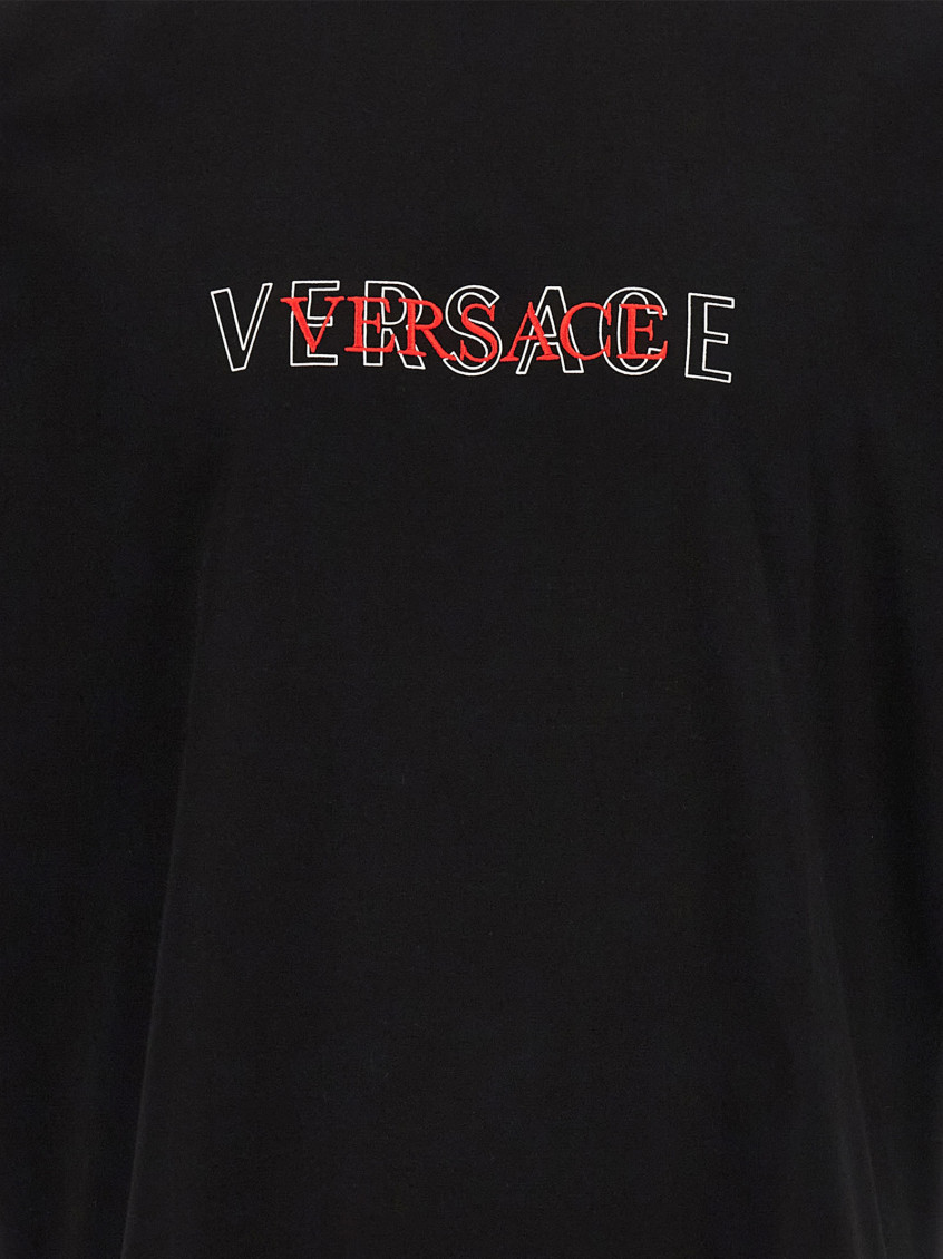 Black Logo Crew Neck T-Shirt