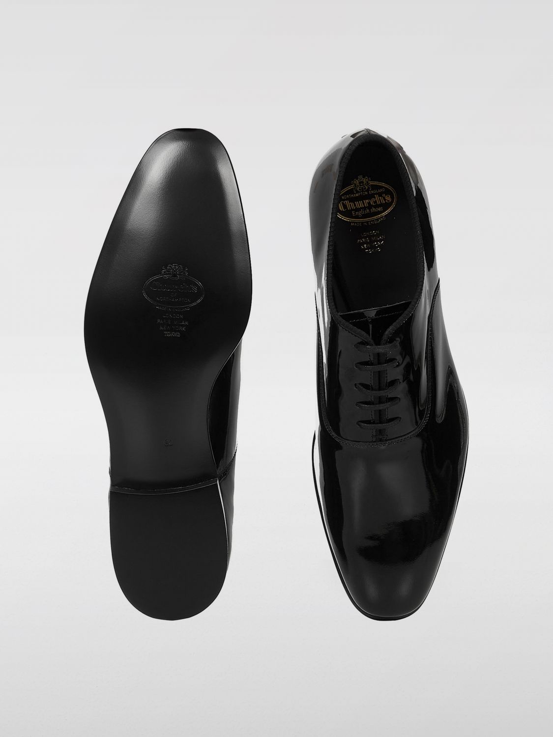 Whaley patent leather Oxford shoes - Black