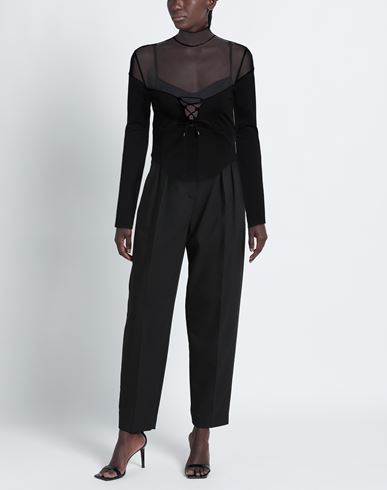 Woman Top Black Size M Viscose, Polyamide, Elastane
