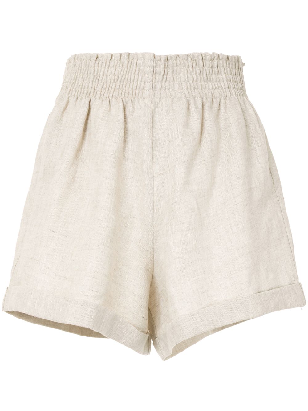 Nashville high-waisted shorts - White