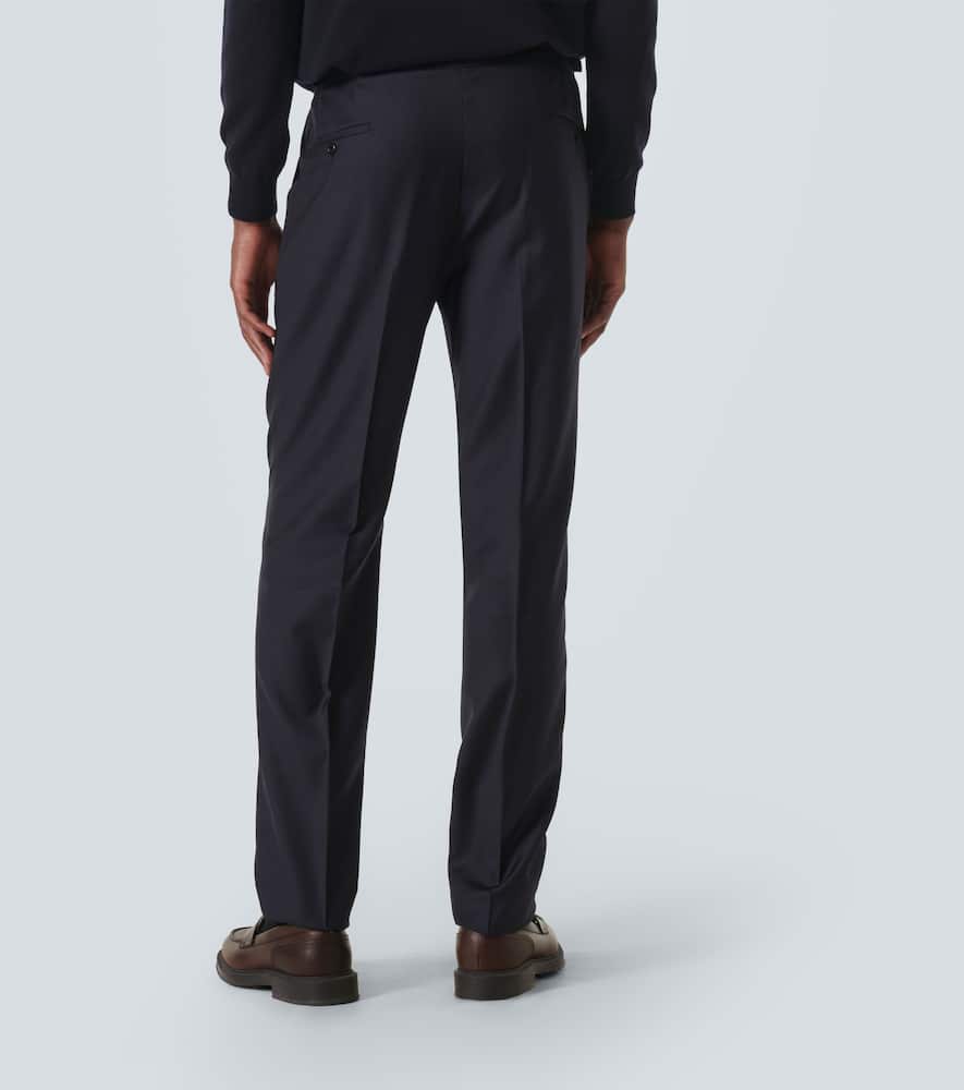 Rubinacci Manny virgin wool straight pants