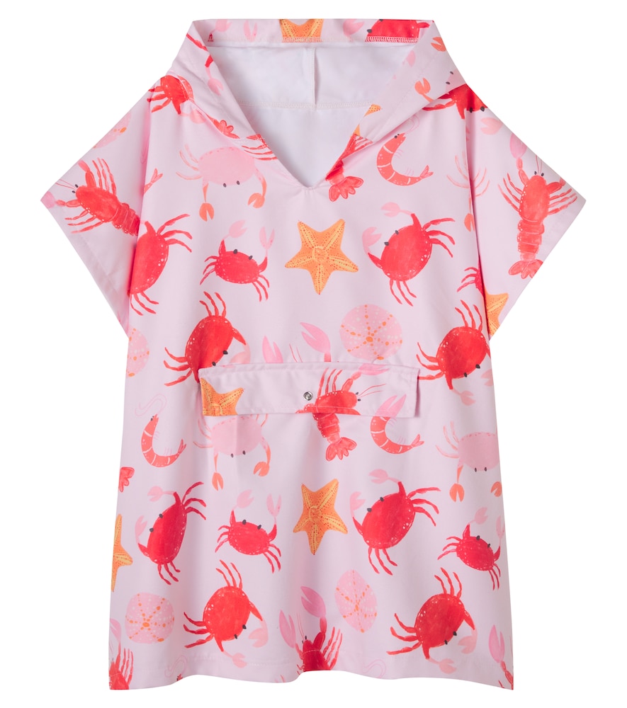 Printed poncho