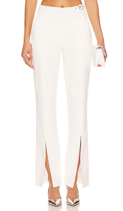 Camila Coelho HOSE VANIA in Ivory. Größe XS. Also in M