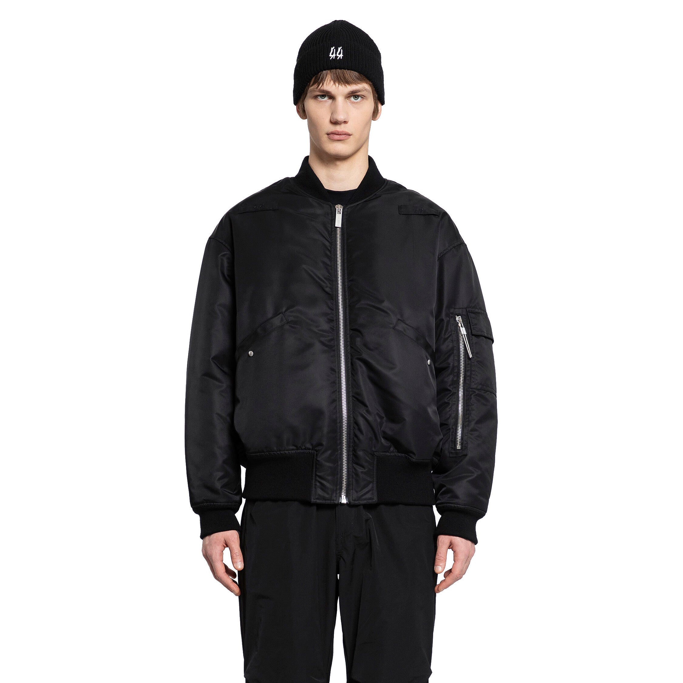 MAN BLACK JACKETS