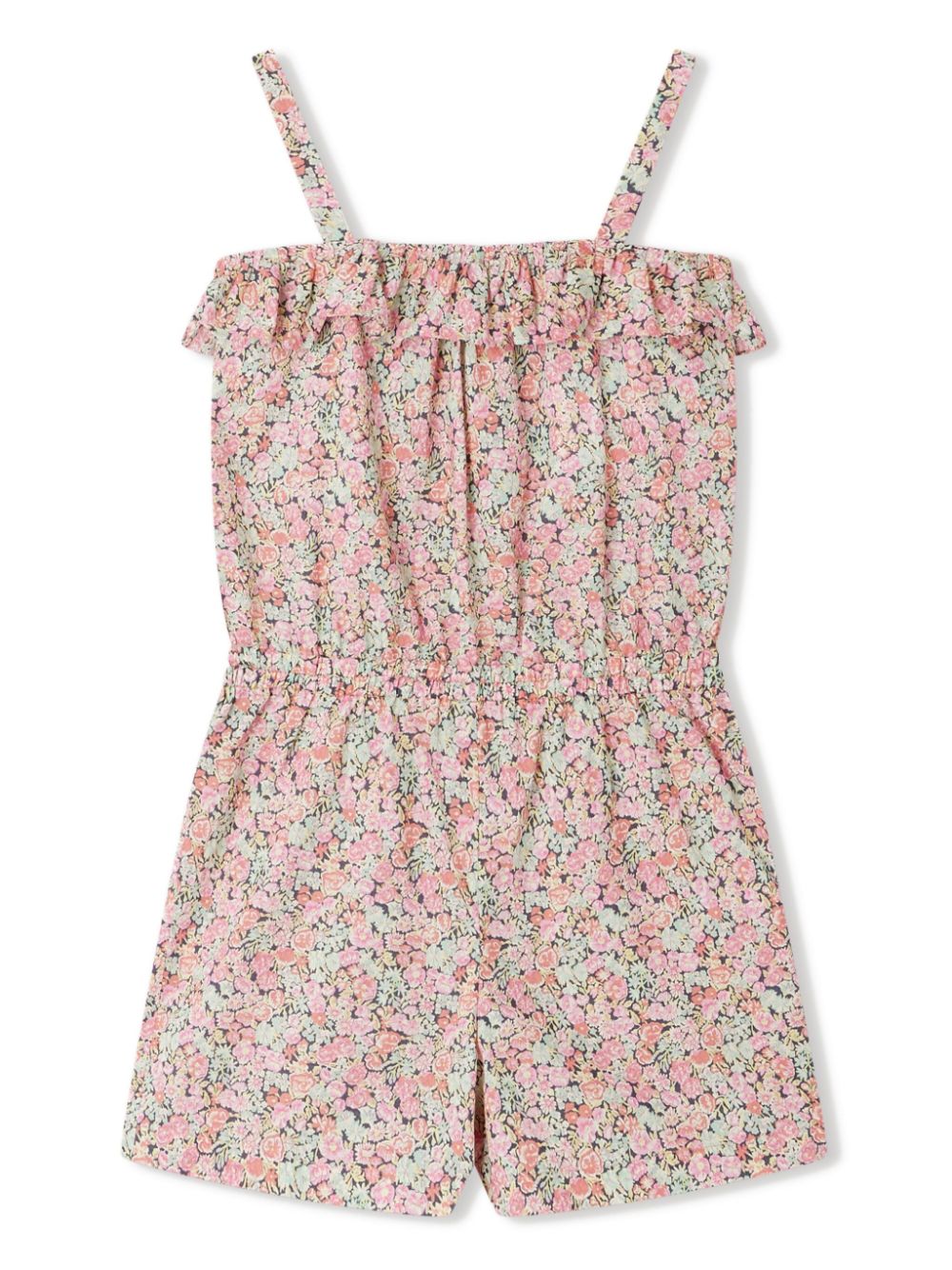 Agrume floral-print playsuit - Pink