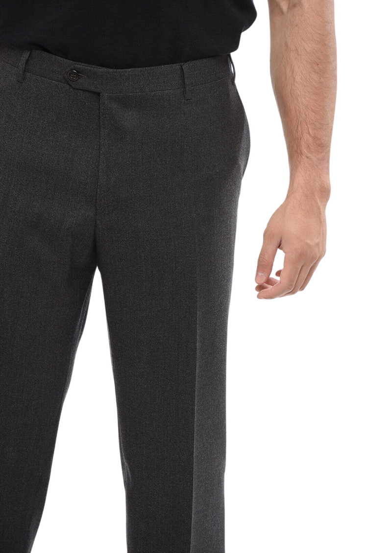 Dark Grey Regular Trousers