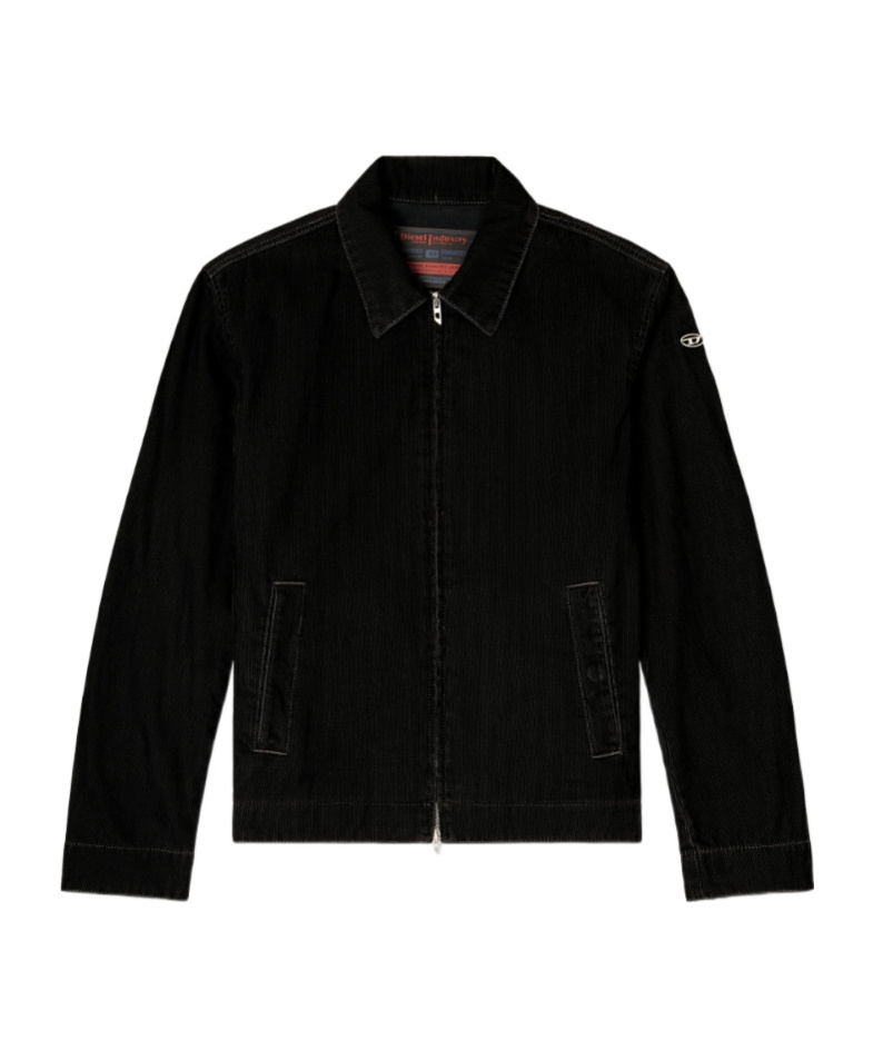 Long-sleeved zip-up jacket