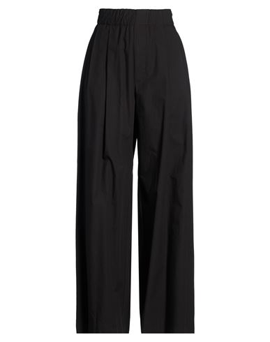 Crème Woman Pants Black Size 6 Polyester, Cotton