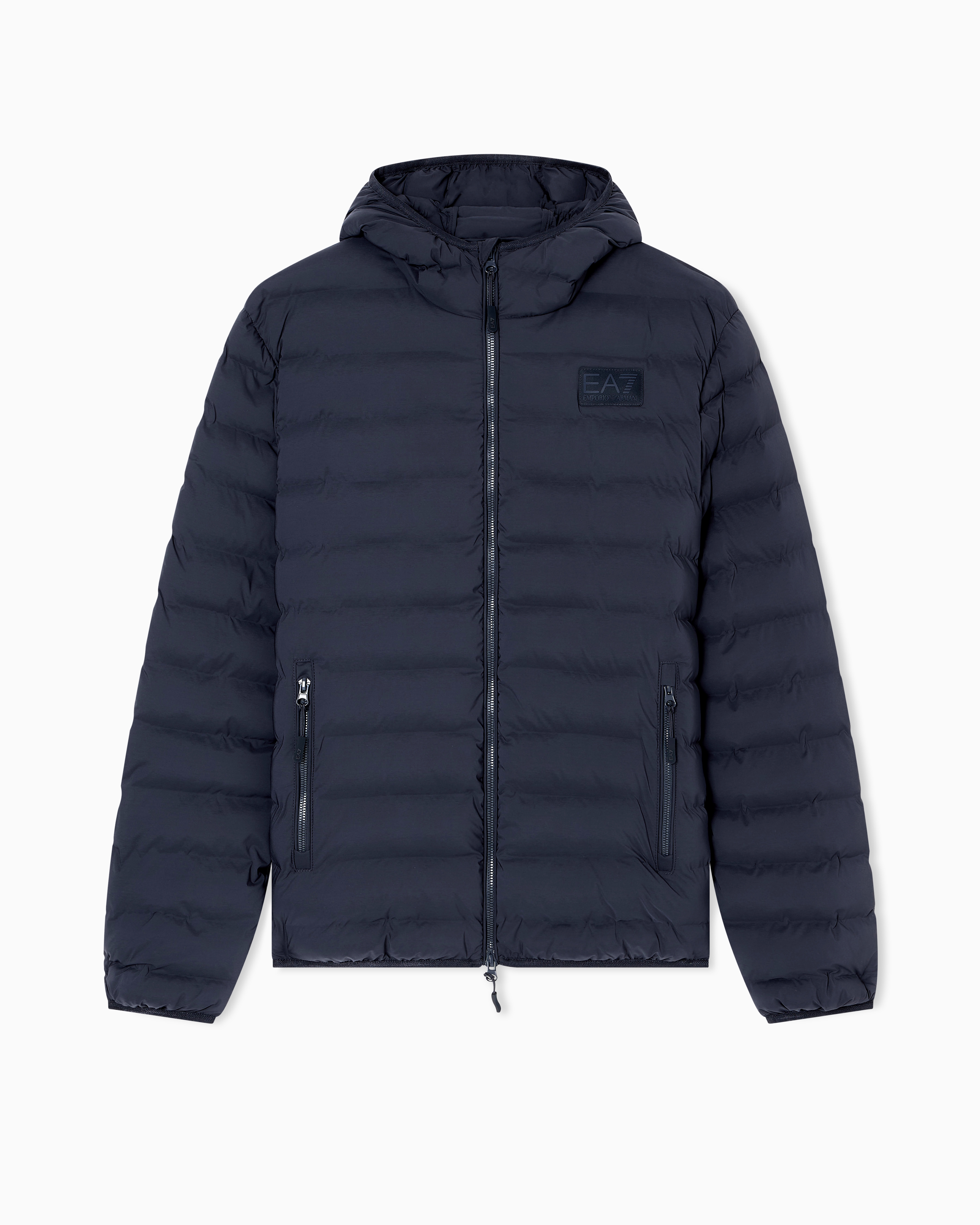 Water-resistant Winter jacket with a fixed hood