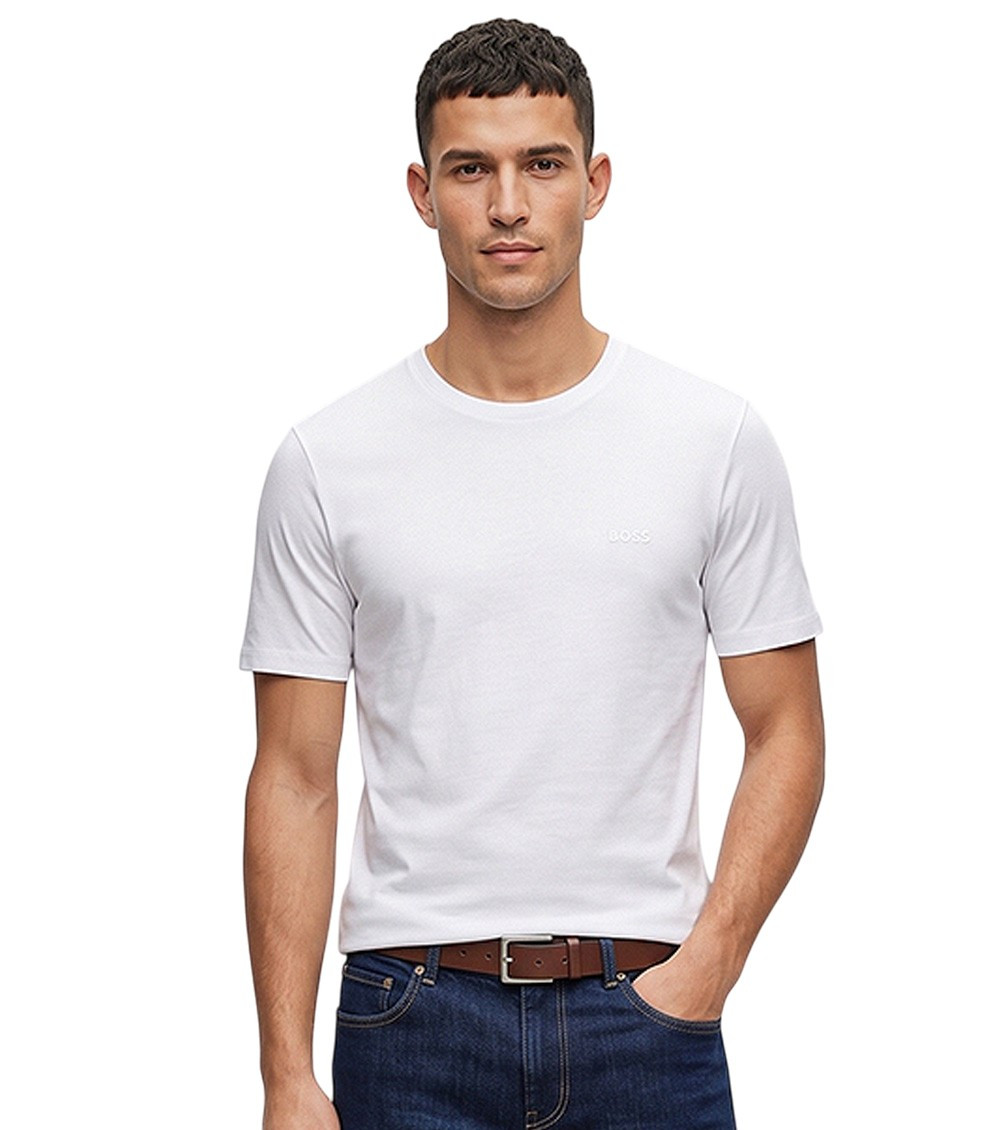 White Crew Neck T-Shirts