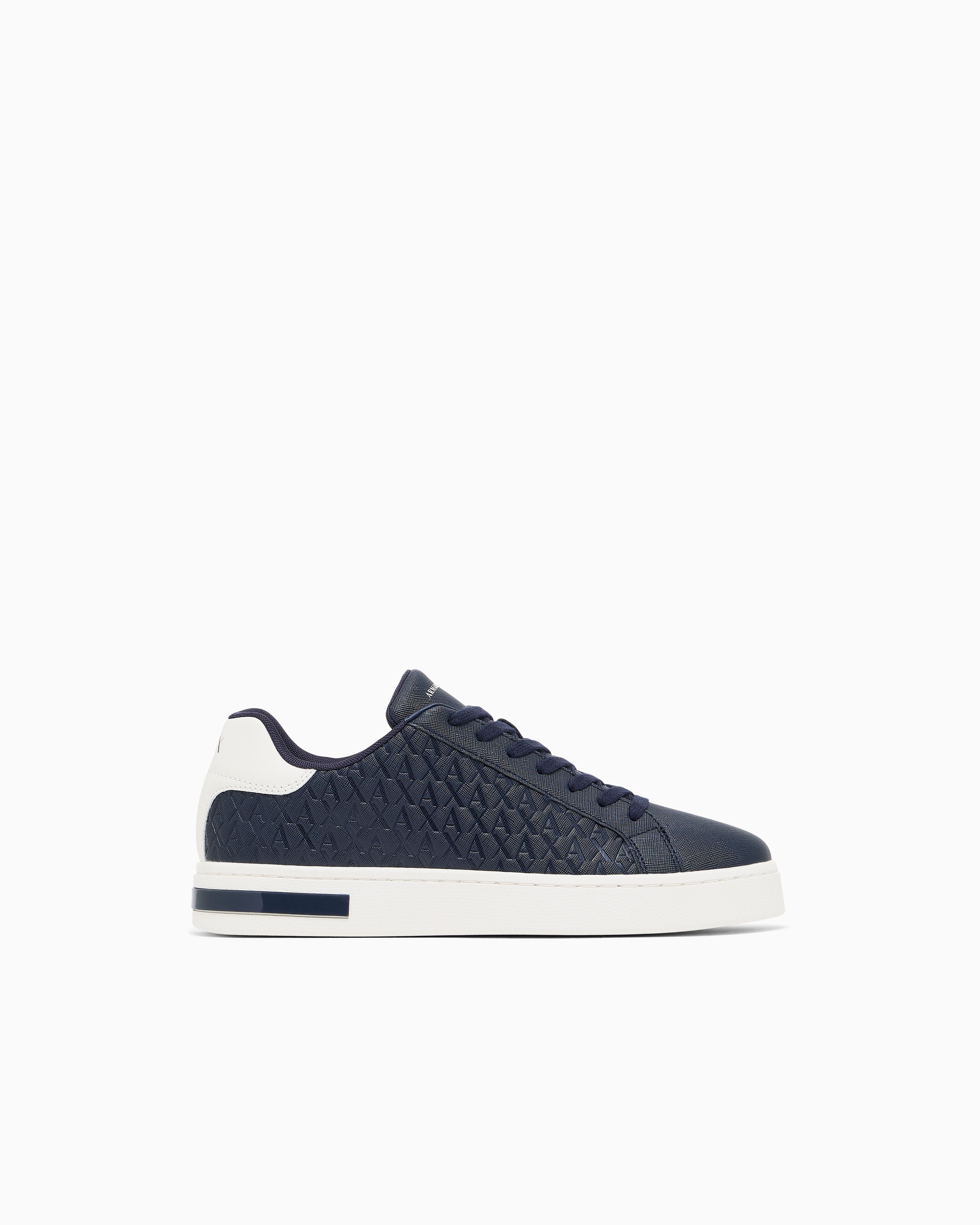 Sneakers in cotton twill with webbing