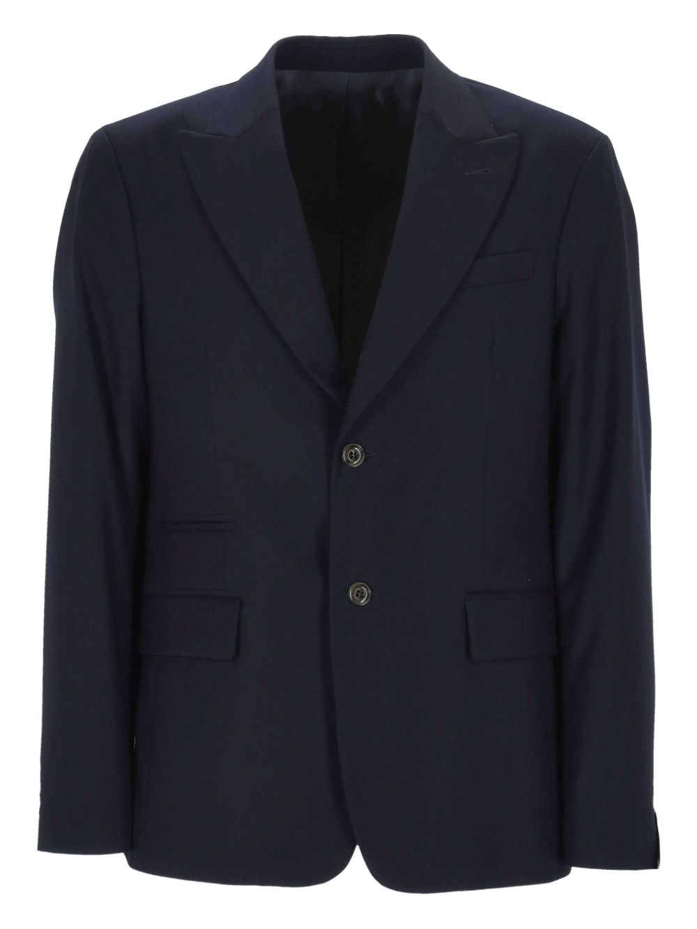 Single-breasted blazer - BLU