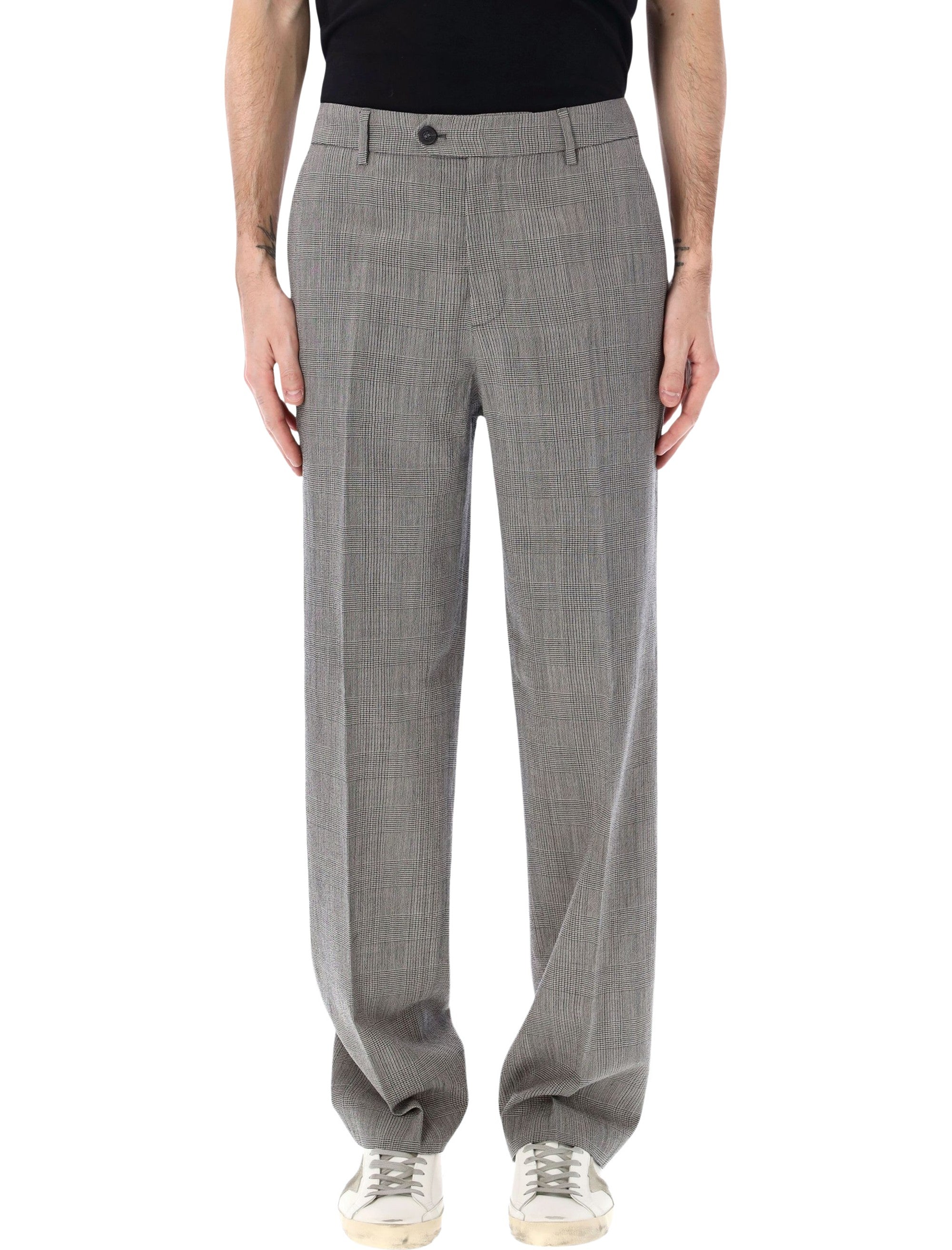 Slim-Fit Trousers - Tailored Excellence for Modern Men (Size 48)