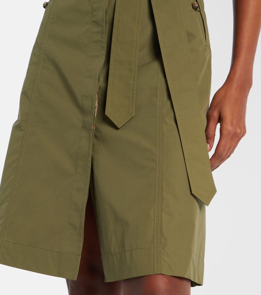 Cotton shirt dress