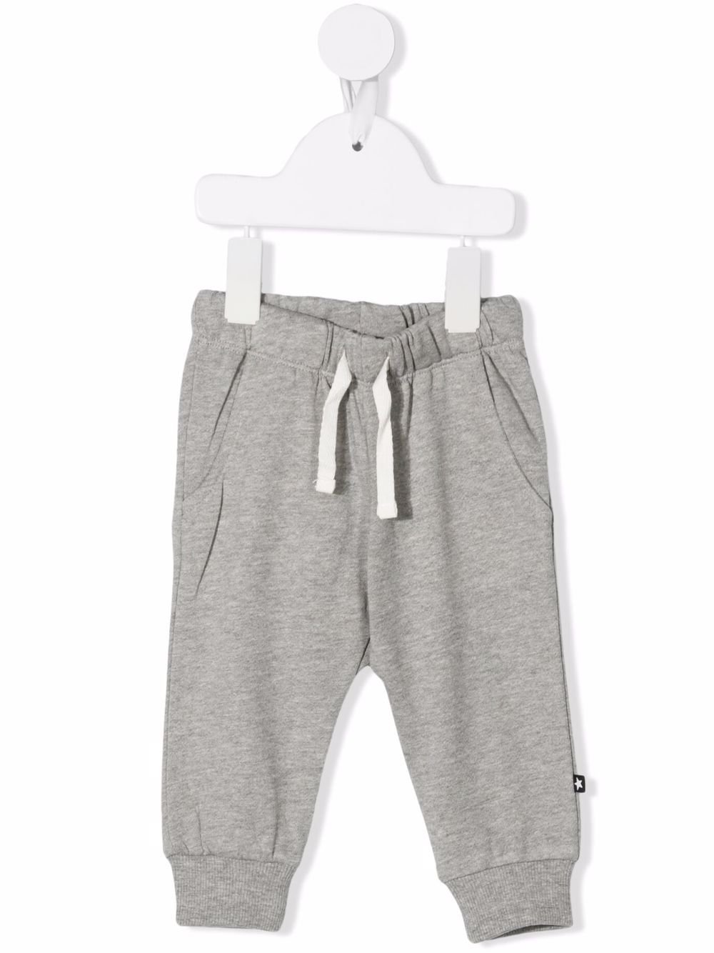 Drawstring-waist trousers - Grey