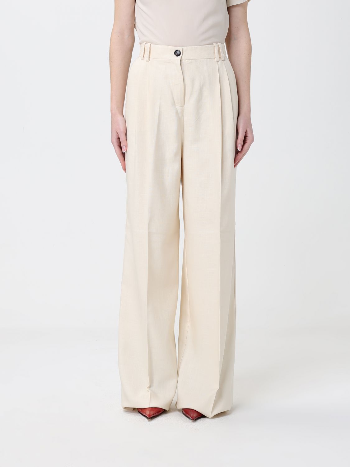 Pants Woman color White