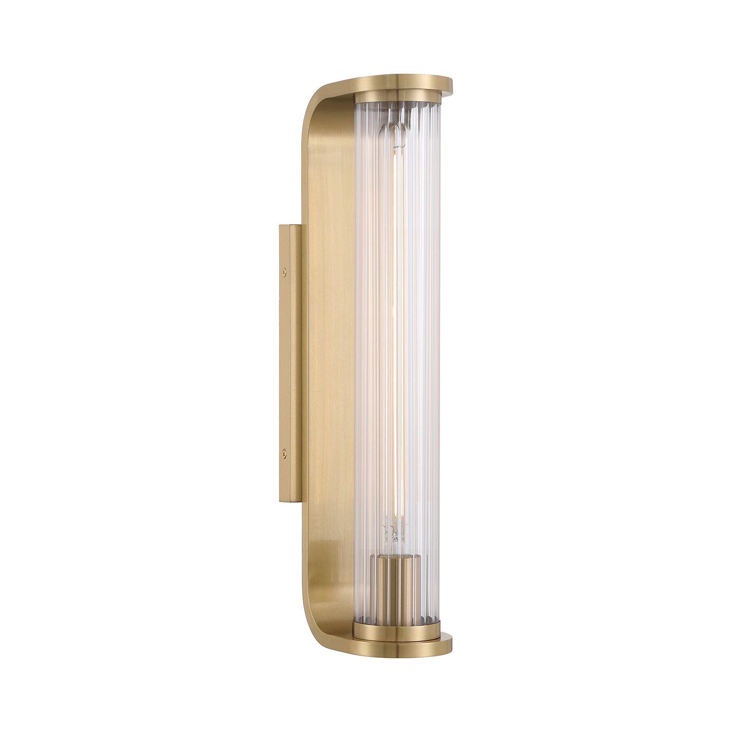 Aged Brass LED Wall Sconce from the Jarvis Collection