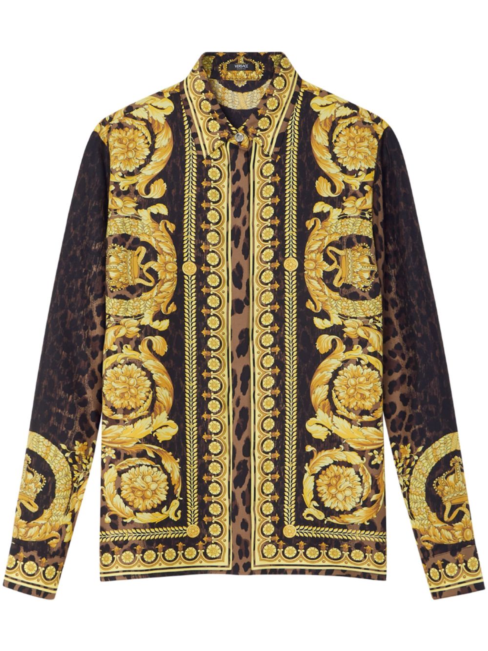 Wild Barocco silk shirt - Black