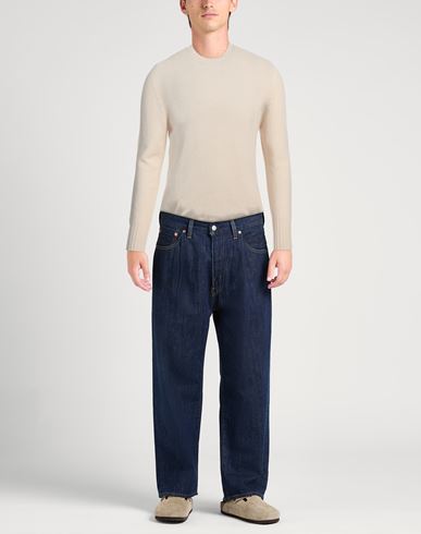 Man Sweater Ivory Size 44 Lambswool