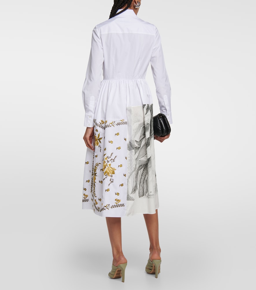 Sutton printed cotton shirt dress