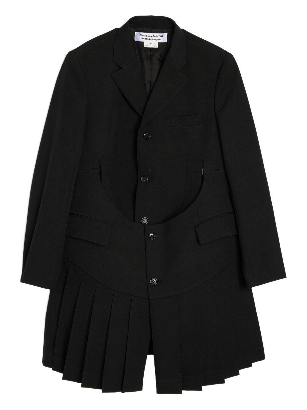 Comme Des Garçons Comme Des Garçons wool blazer - Black