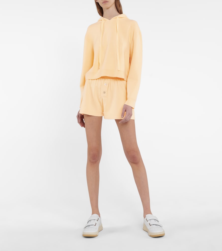 Live The Process Cashmere-blend shorts